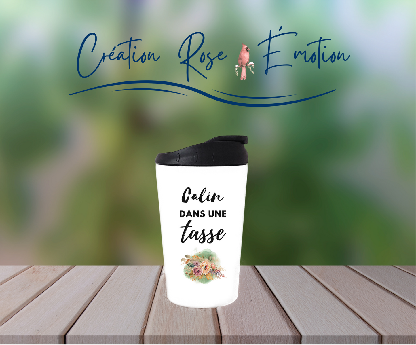 Verre à café isotherme "Savoir" 12oz
