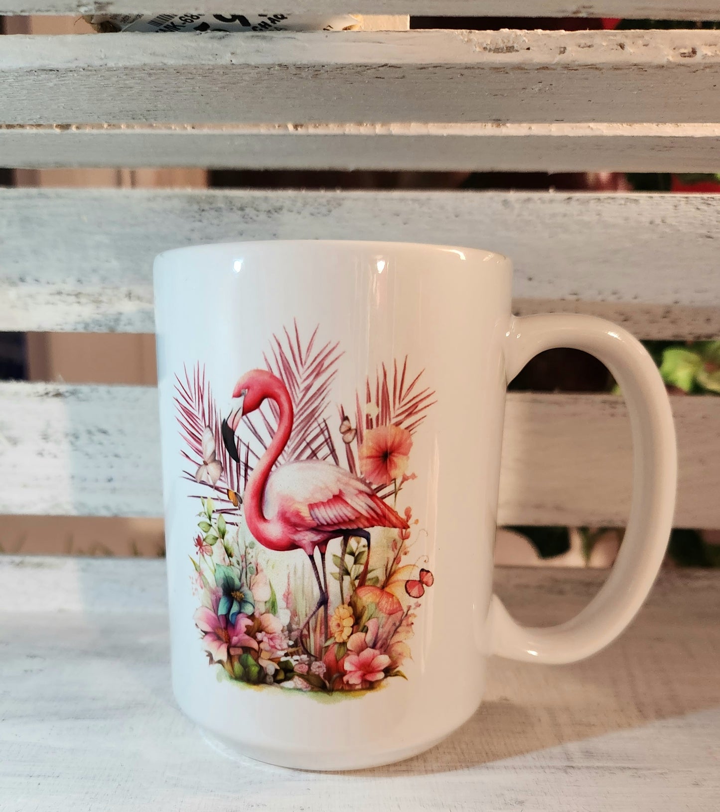 Tasse "Flamant brillant" 15 oz