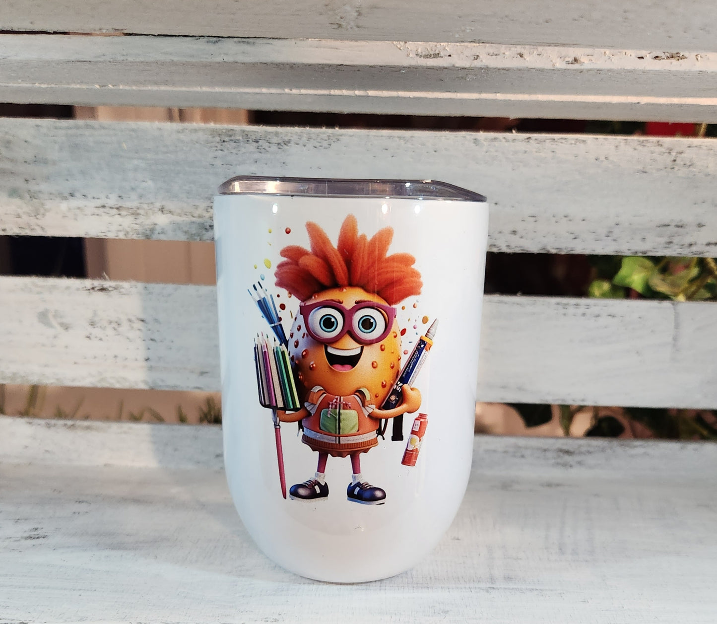 Verre à vin isotherme "Coordonnatrice de chaos" 12oz