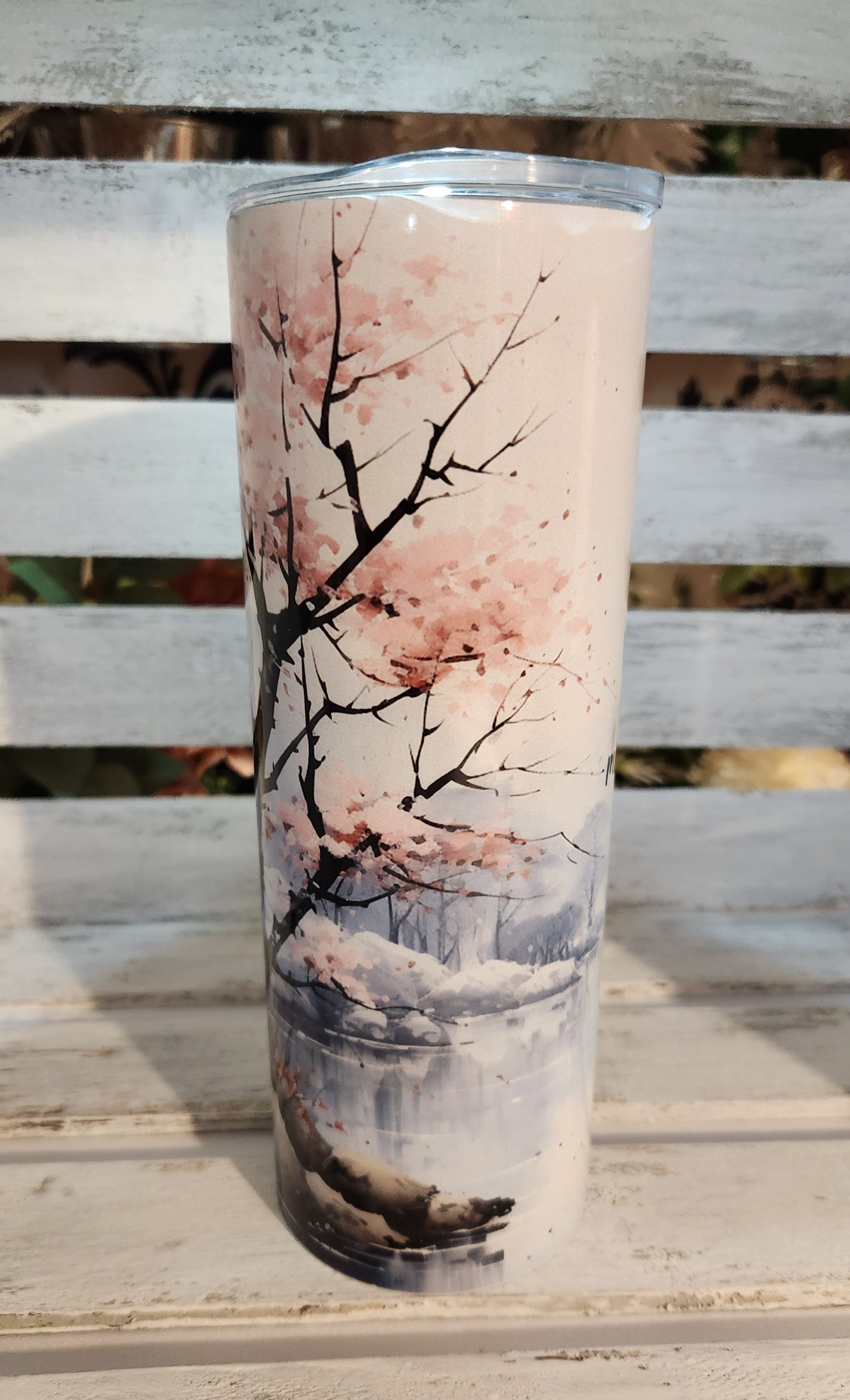 Tumbler isotherme "Vie ta meilleure vie" 20 oz