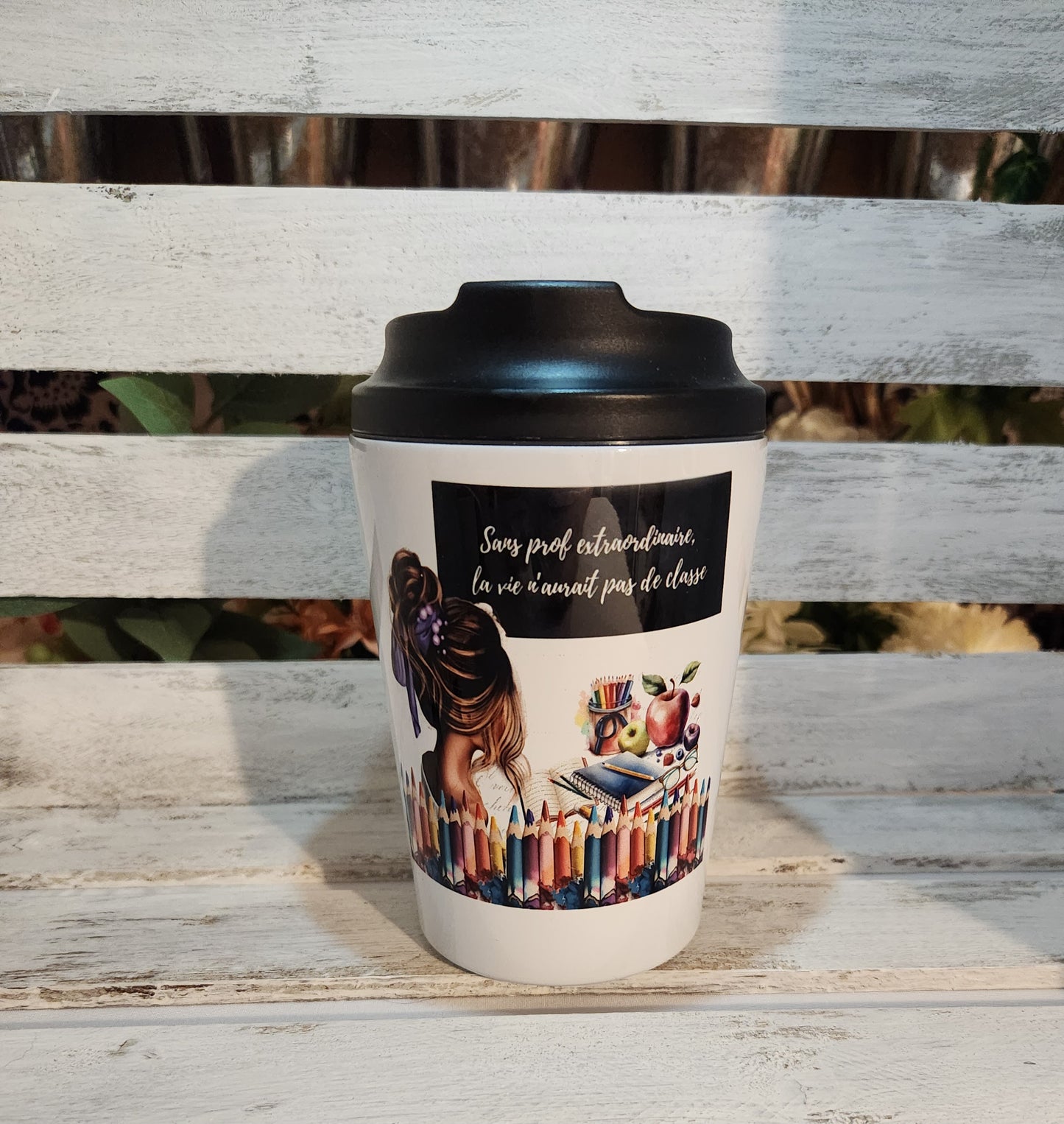 Verre à café isotherme "Professeur 1 " 12oz