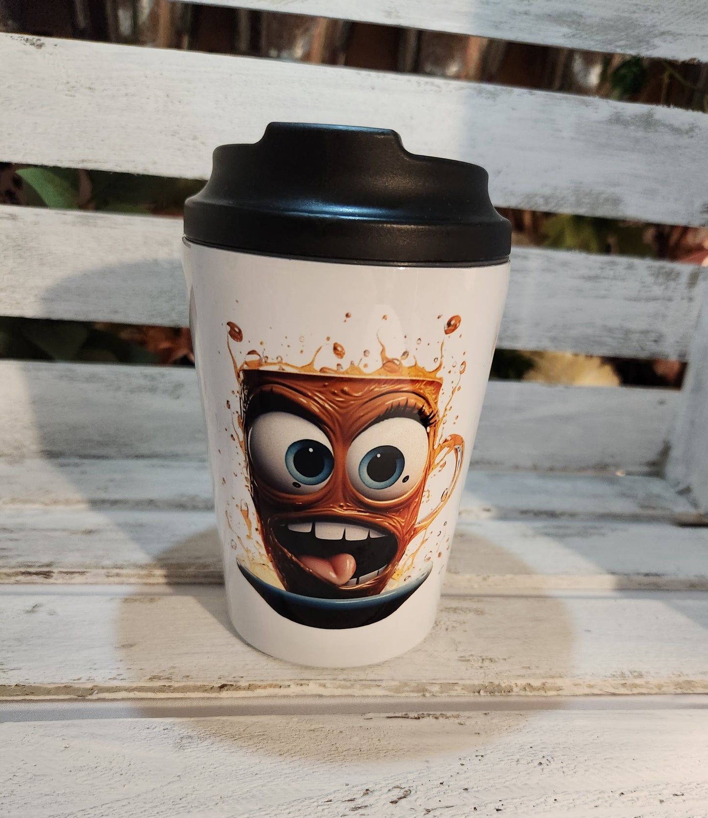 Verre à café isotherme "Café funky" 12oz