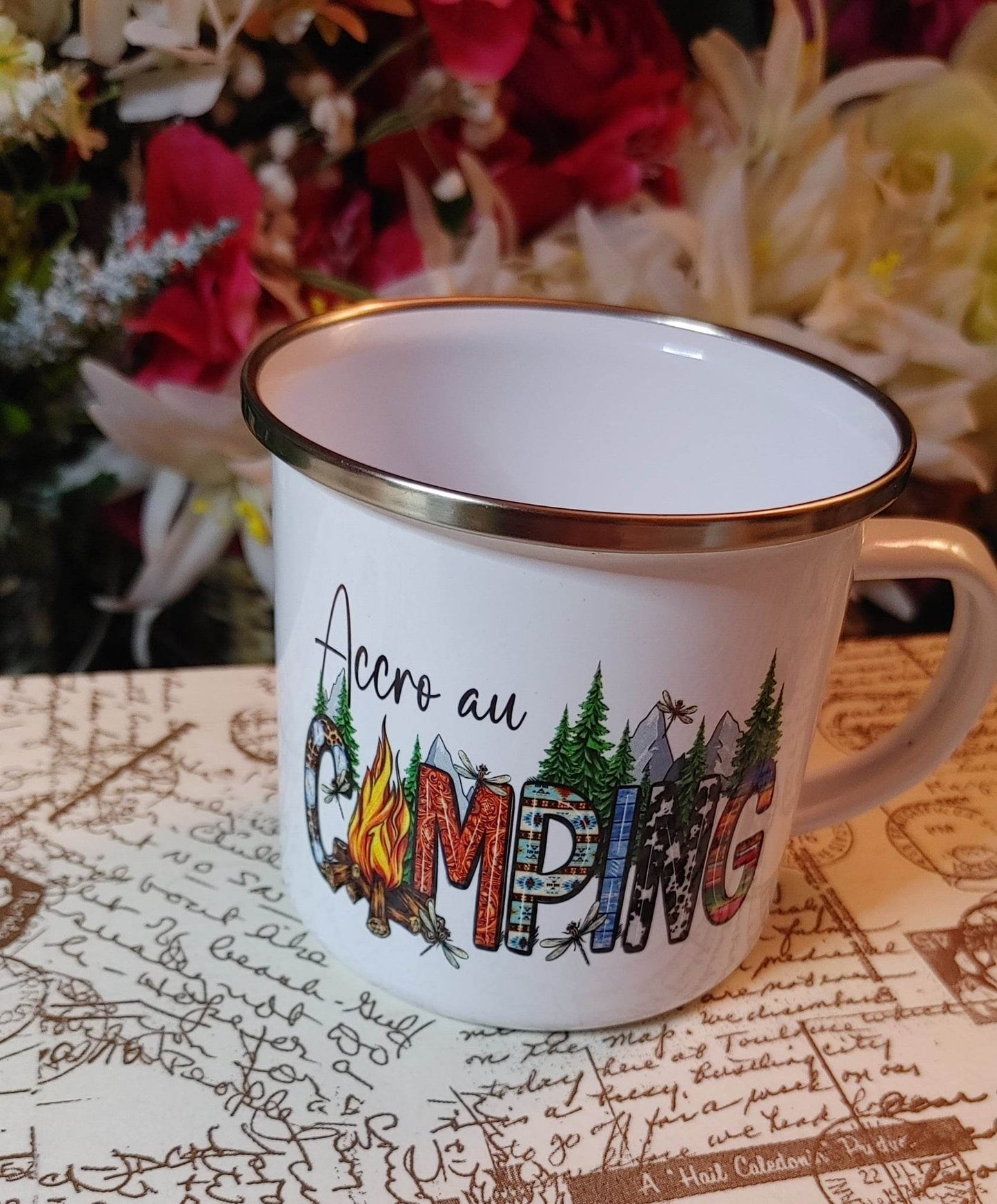 Tasse émaillée "Accroc" 11oz