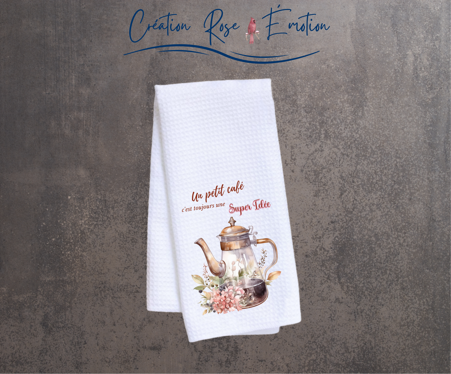 Linge vaisselle "Petit café"