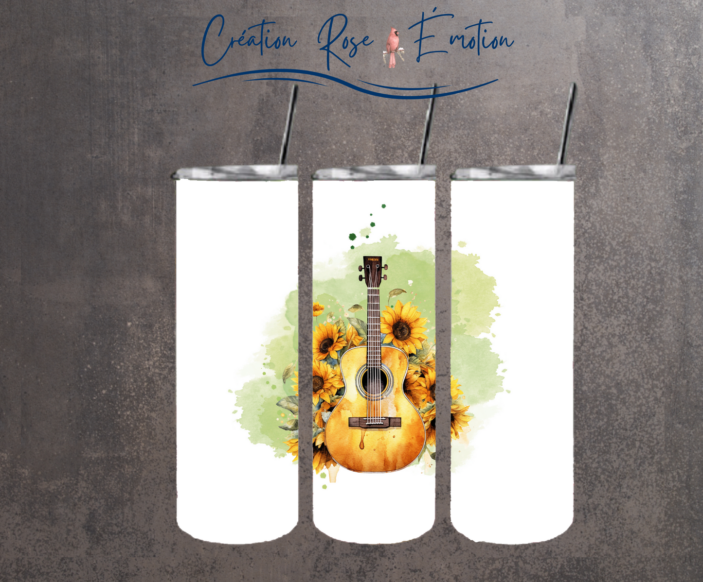 Tumbler isotherme "Guitar" 20 oz