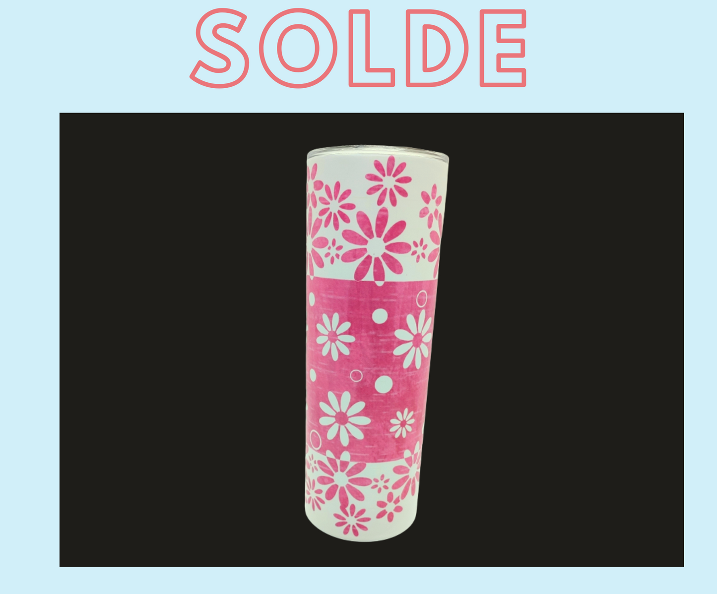 z-Tumbler isotherme "Fleur de rosée" 20oz