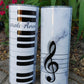 Tumbler isotherme "Musique au piano " 20 oz