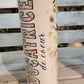Tumbler isotherme "Éducatrice fleurie" 20 oz
