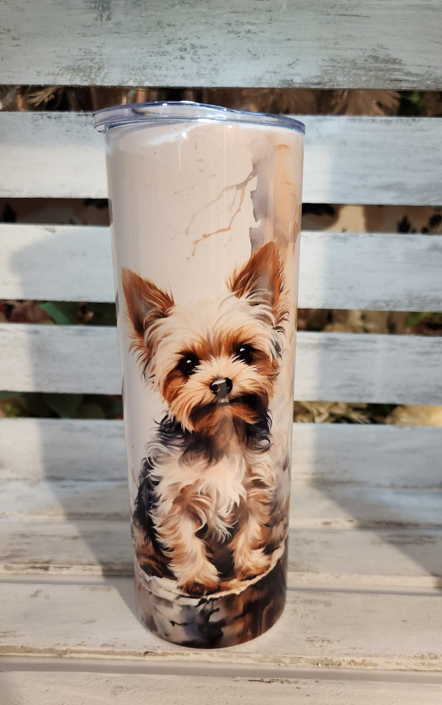 Tumbler isotherme "Chien Yorkshire" 20 oz