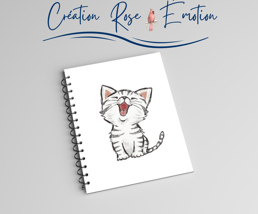 Cahier "Chat ronronnant"