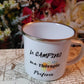 Tasse émaillée "Thérapie" 11oz