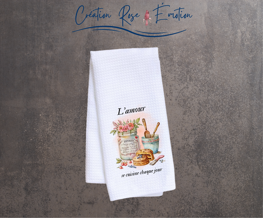 Linge vaisselle "Crêpes maison"