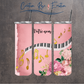 Tumbler isotherme "Musique en rose " 20 oz