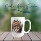 Tasse "Chaton tout en fleur" 15 oz