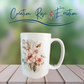 Tasse "Fleurs rosé" 15 oz