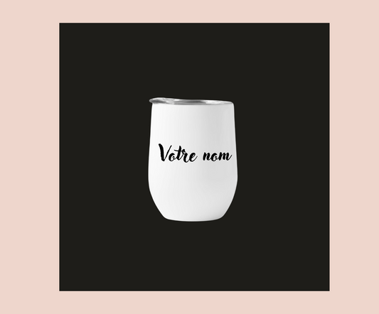 Verre à vin personnalisé